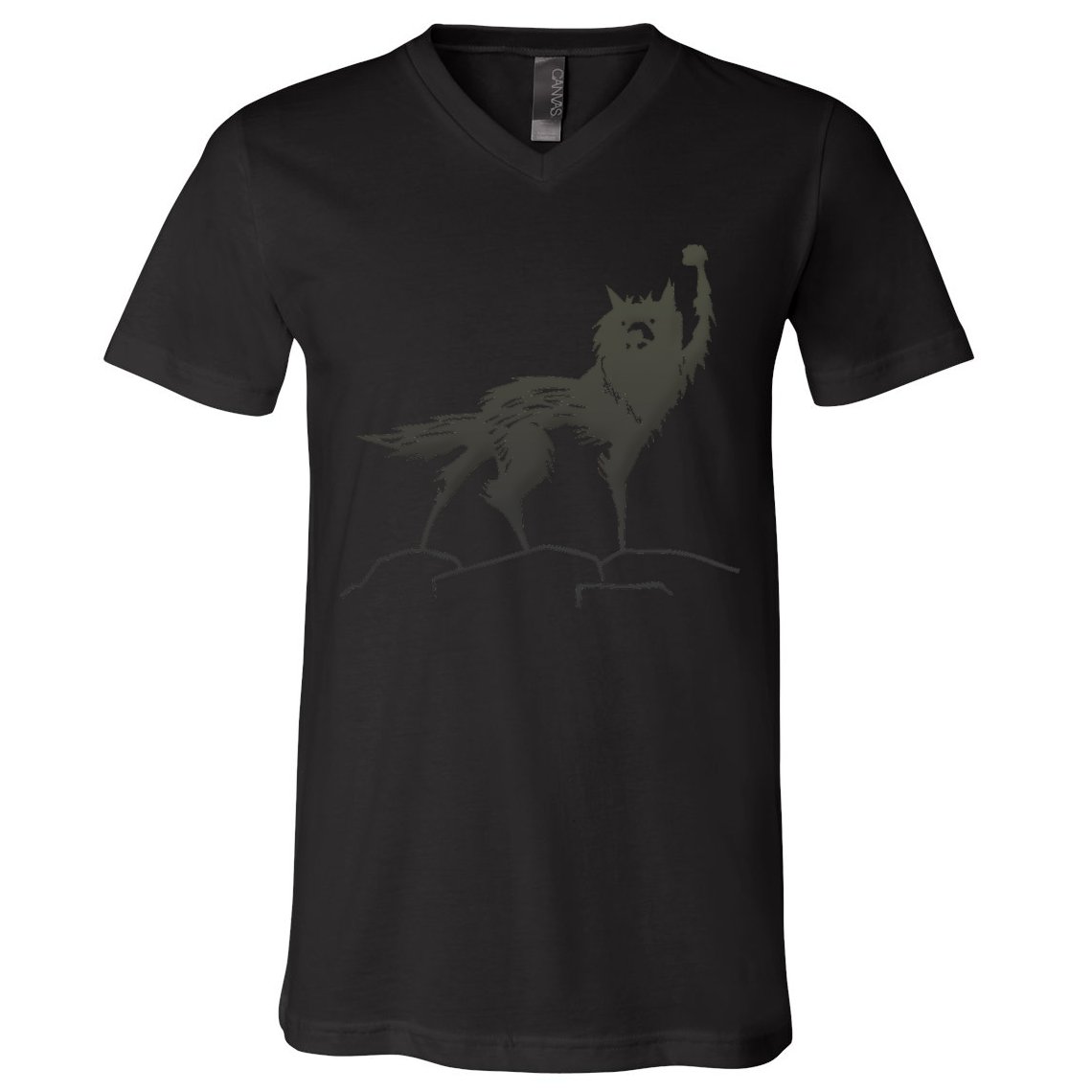 Fantastic Mr Fox Wolf V-Neck T-Shirt