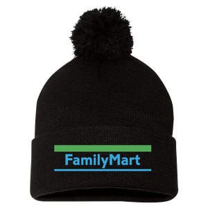 Family Mart Pom Pom 12in Knit Beanie