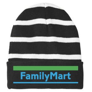 Family Mart Striped Beanie with Solid Band