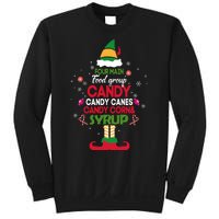 Four Main Food Groups Elf Christmas Buddy Pajama Xmas Sweatshirt