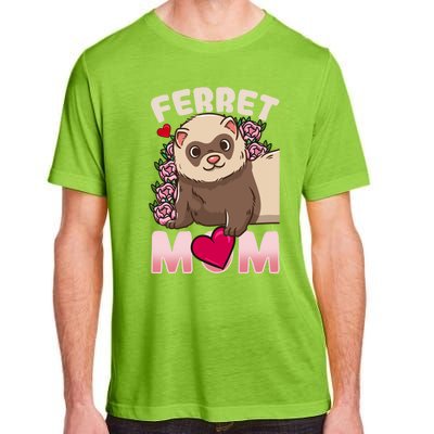 Ferret Mom Funny Gift For Ferret Lovers And Owners Great Gift Adult ChromaSoft Performance T-Shirt