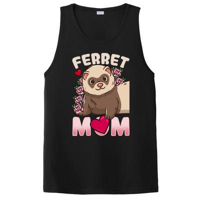 Ferret Mom Funny Gift For Ferret Lovers And Owners Great Gift PosiCharge Competitor Tank