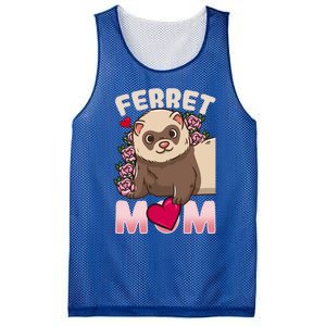 Ferret Mom Funny Gift For Ferret Lovers And Owners Great Gift Mesh Reversible Basketball Jersey Tank