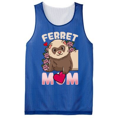 Ferret Mom Funny Gift For Ferret Lovers And Owners Great Gift Mesh Reversible Basketball Jersey Tank