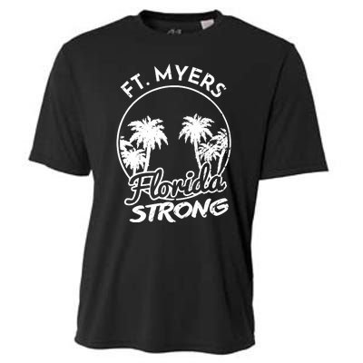 Ft. Myers Florida Strong Community Support Cooling Performance Crew T-Shirt