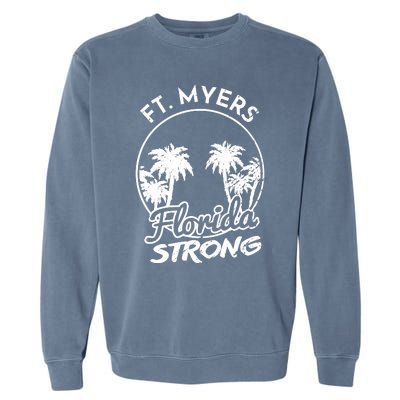 Ft. Myers Florida Strong Community Support Garment-Dyed Sweatshirt