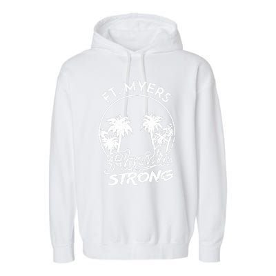 Ft. Myers Florida Strong Community Support Garment-Dyed Fleece Hoodie