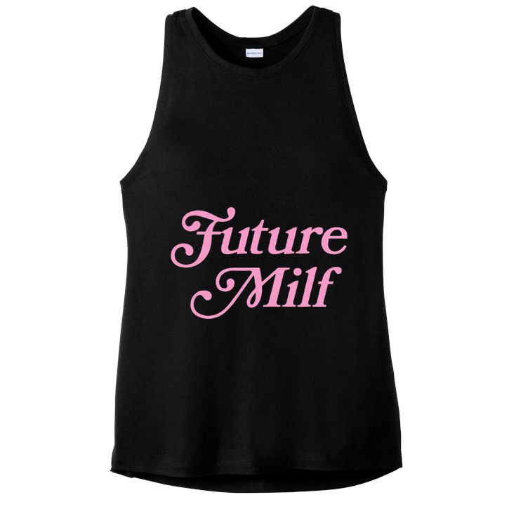 Future Milf Funny Ladies PosiCharge Tri-Blend Wicking Tank