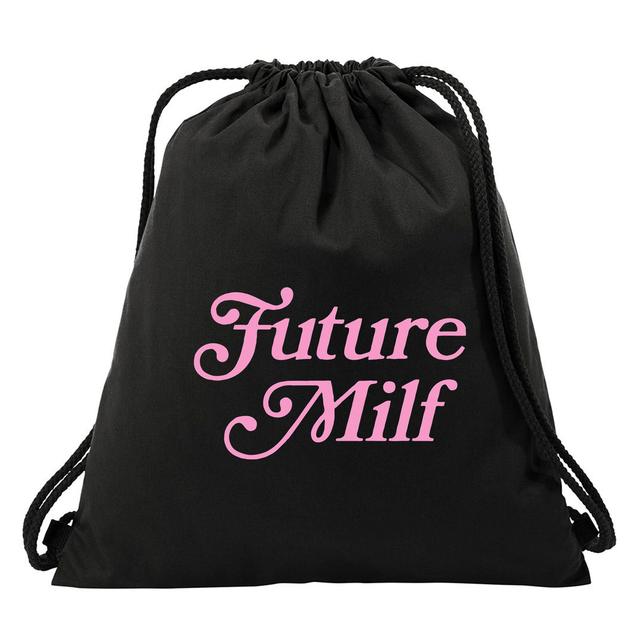 Future Milf Funny Drawstring Bag
