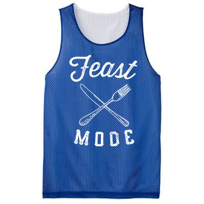 Feast Mode Funny Thanksgiving Dinner Gift Mesh Reversible Basketball Jersey Tank