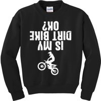 Funny Motorcycle For Men Women Kids Dirtbike Riders Kids Sweatshirt