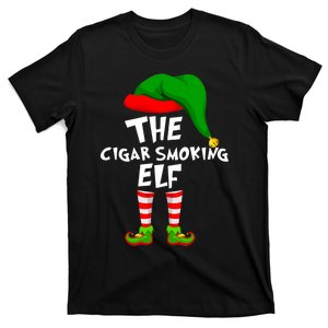 Funny Matching Family Christmas The Cigar Smoking Elf T-Shirt