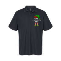 Funny Matching Family Christmas The Cigar Smoking Elf Softstyle Adult Sport Polo