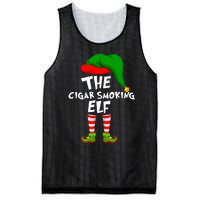 Funny Matching Family Christmas The Cigar Smoking Elf Mesh Reversible Basketball Jersey Tank