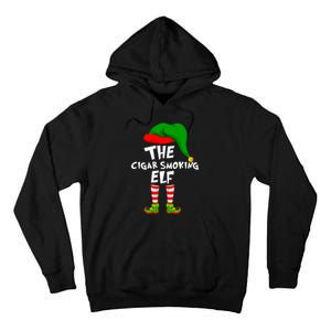 Funny Matching Family Christmas The Cigar Smoking Elf Tall Hoodie