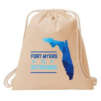 Fort Myers Florida Strong Drawstring Bag