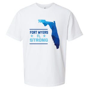 Fort Myers Florida Strong Sueded Cloud Jersey T-Shirt