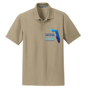 Fort Myers Florida Strong Dry Zone Grid Polo