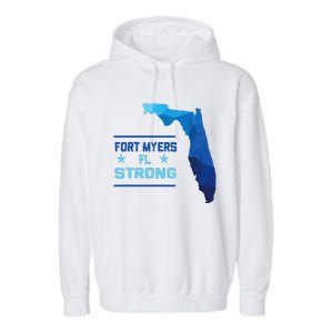 Fort Myers Florida Strong Garment-Dyed Fleece Hoodie