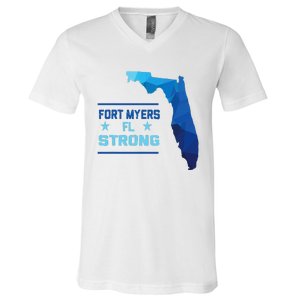 Fort Myers Florida Strong V-Neck T-Shirt