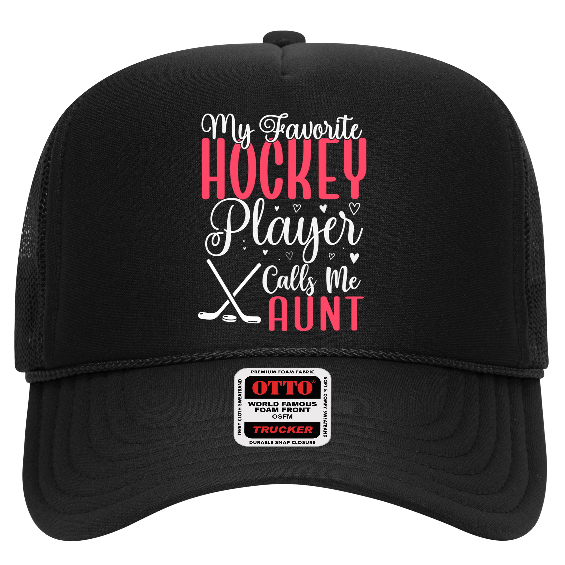 Funny My Favorite Hockey Player Calls Me Aunt Cute Gift Hat