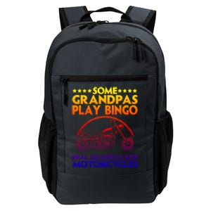 Funny Motorcycle For Grandpa Dad Motorcycle Lovers Riders Gift Daily Commute Backpack