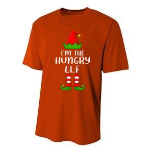 Funny Matching Family I'm The Hungry Elf Christmas Great Gift Performance Sprint T-Shirt