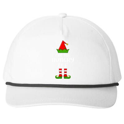 Funny Matching Family I'm The Hungry Elf Christmas Great Gift Snapback Five-Panel Rope Hat