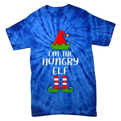 Funny Matching Family I'm The Hungry Elf Christmas Great Gift Tie-Dye T-Shirt