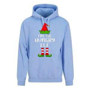 Funny Matching Family I'm The Hungry Elf Christmas Great Gift Unisex Surf Hoodie