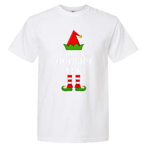 Funny Matching Family I'm The Hungry Elf Christmas Great Gift Garment-Dyed Heavyweight T-Shirt