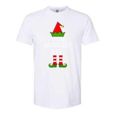 Funny Matching Family I'm The Hungry Elf Christmas Great Gift Softstyle CVC T-Shirt