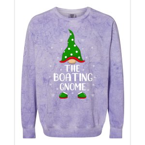 Funny Matching Family IM The Boating Gnome Christmas Gift Colorblast Crewneck Sweatshirt