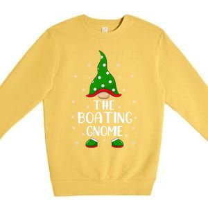 Funny Matching Family IM The Boating Gnome Christmas Gift Premium Crewneck Sweatshirt