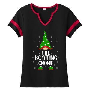 Funny Matching Family IM The Boating Gnome Christmas Gift Ladies Halftime Notch Neck Tee