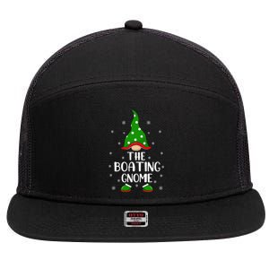 Funny Matching Family IM The Boating Gnome Christmas Gift 7 Panel Mesh Trucker Snapback Hat