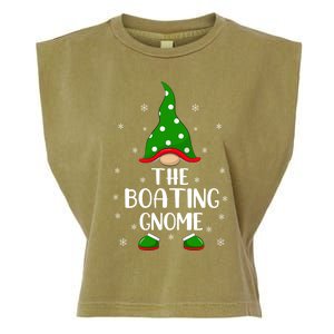 Funny Matching Family IM The Boating Gnome Christmas Gift Garment-Dyed Women's Muscle Tee