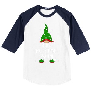 Funny Matching Family IM The Boating Gnome Christmas Gift Baseball Sleeve Shirt