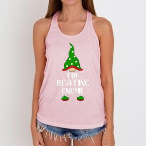 Funny Matching Family IM The Boating Gnome Christmas Gift Women's Knotted Racerback Tank