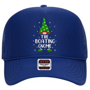 Funny Matching Family IM The Boating Gnome Christmas Gift High Crown Mesh Back Trucker Hat