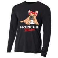 Frenchie Mama Funny French Bulldog Dog Mom Cute Girls Gift Cooling Performance Long Sleeve Crew