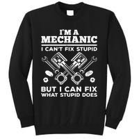 Funny Mechanic For Dad Car Auto Diesel Automobile Garage Tall Sweatshirt