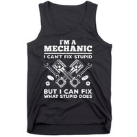 Funny Mechanic For Dad Car Auto Diesel Automobile Garage Tank Top