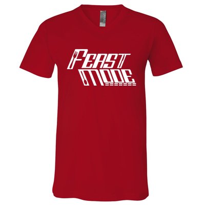 Feast Mode V-Neck T-Shirt