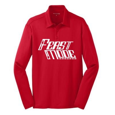 Feast Mode Silk Touch Performance Long Sleeve Polo