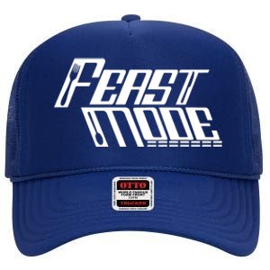 Feast Mode High Crown Mesh Back Trucker Hat