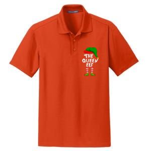 Funny Matching Family Christmas The Queen Elf Great Gift Dry Zone Grid Polo