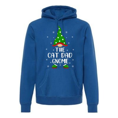 Funny Matching Family The Cat Dad Gnome Christmas Gift Premium Hoodie