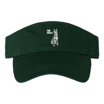 Fur Missile Funny Beligian Malinois Dog Visor
