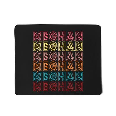 Funny Meghan First Name Meghan Retro Mousepad